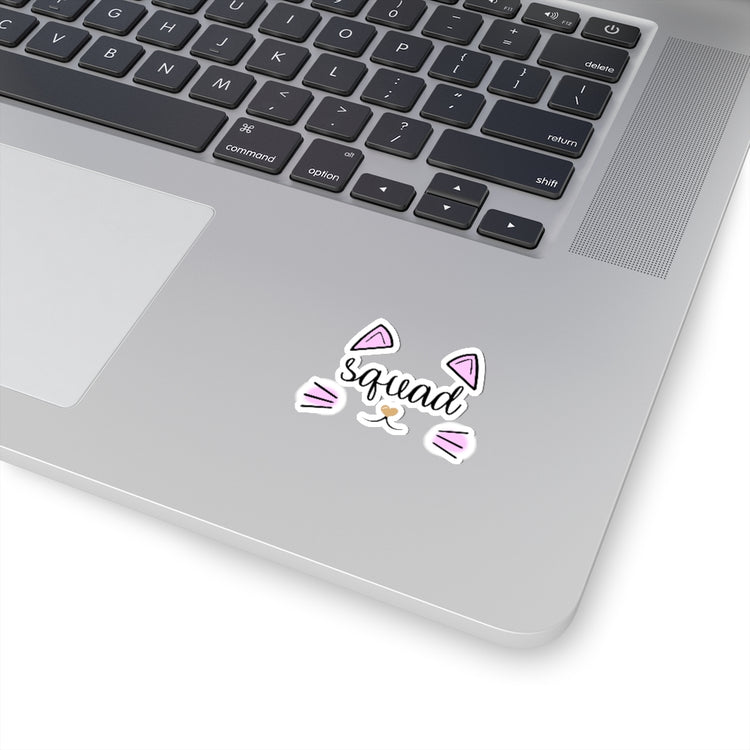 Sticker Decal Squad Cat Bachelorette Team Bride Stickers For Laptop Car