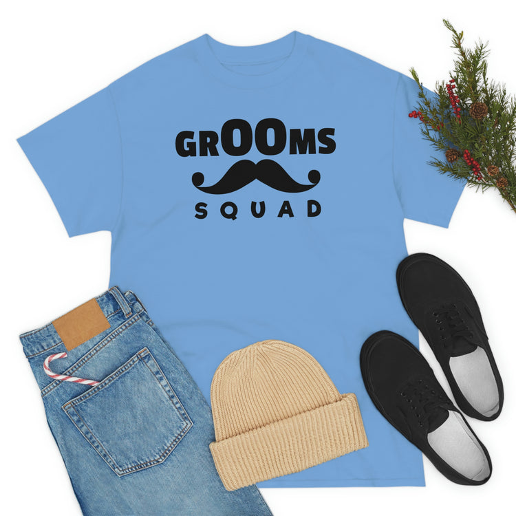 Funny Groom Squad Wedding Bachelors Mustache Wedding Hilarious Grooms Bridal Sayings Engagement Fiance