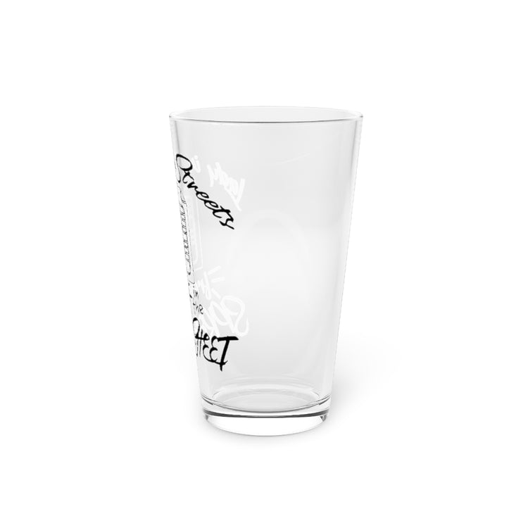 Beer Glass Pint 16oz  Humorous Classy Streets Lady Accounting