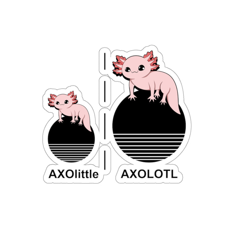 Sticker Decal Novelty Axolittle Axolotl Amphibians Salamanders Enthusiast Hilarious Adorable Stickers For Laptop Car