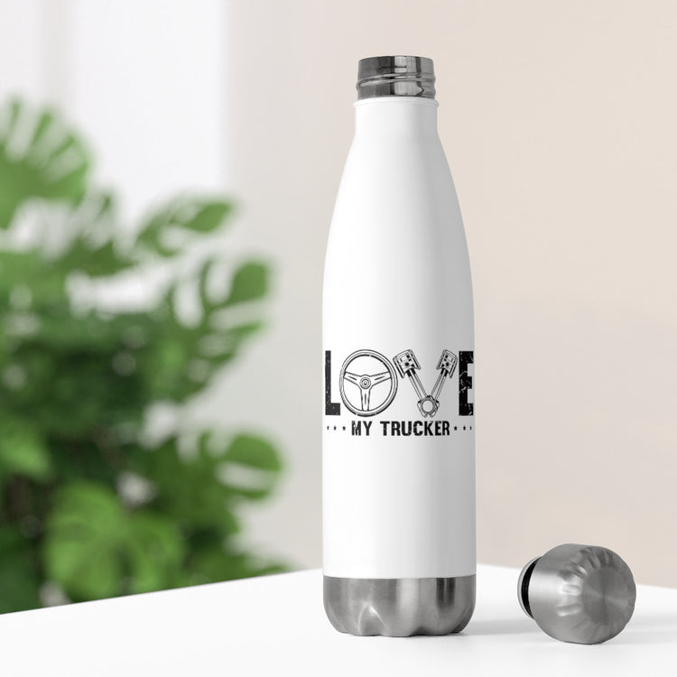 20oz Insulated Bottle  Humorous Vintage Truck Driving Automobile Pickup Enthusiast Hilarious Trucks