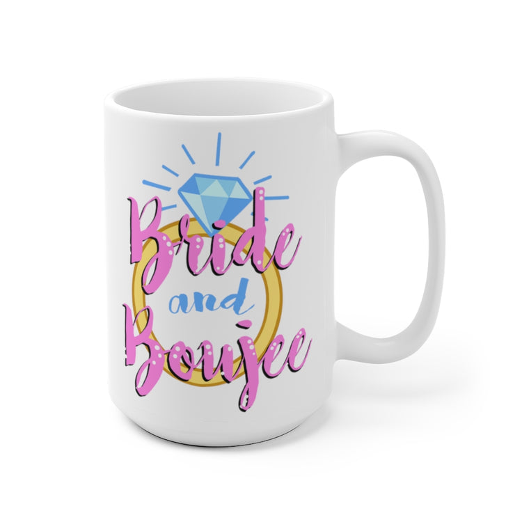 White Ceramic Mug Humorous Drinking Bride Sarcastic Engagement Bridal Funny Hilarious Vodka