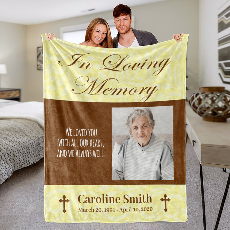 Custom Memorial Photo Blanket