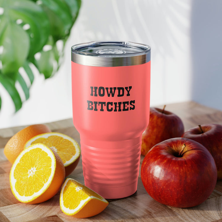 30oz Tumbler Stainless Steel Colors Funny Howdy Wedding Entourages Bridal Sayings Girl Bride Countryside Engagement