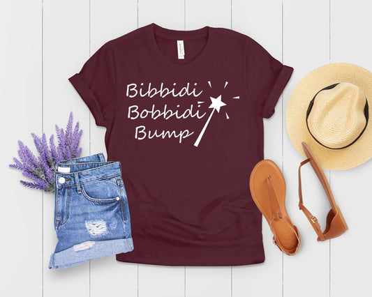 Bibbidi Bobbidi Bump Future Mom Baby Bump Shirt - Teegarb