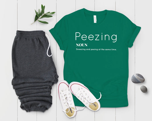 Funny Peezing Definition Baby Bump Shirt - Teegarb