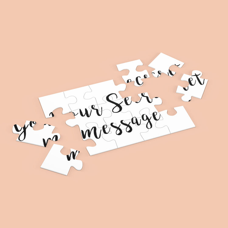 Customized Message Letter Quote Photo Puzzle Gift