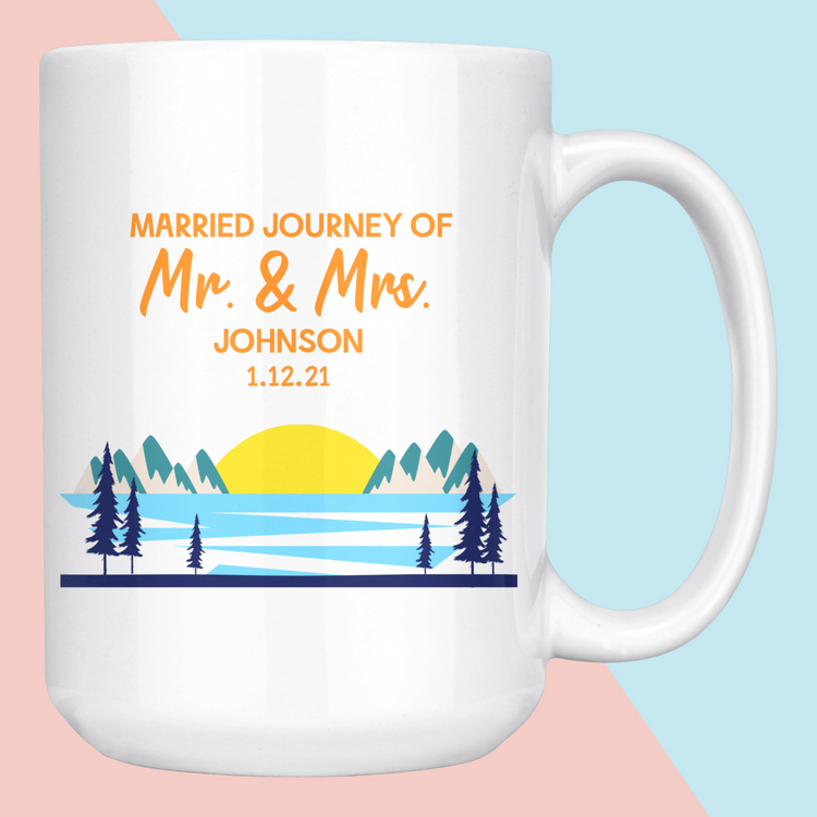 Personalized Wedding Name Mug