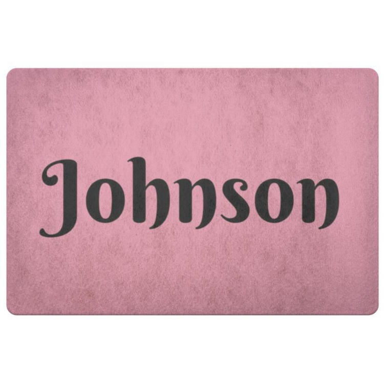 Personalized Front Porch Text Name Door Mat