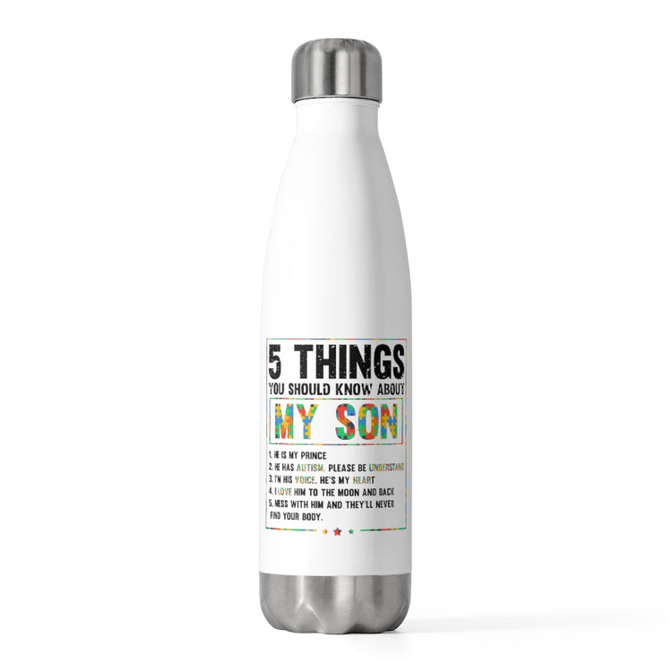 20oz Insulated Bottle  Hilarious Autism Awareness Disorders Sympathy  Motivational Hilarous