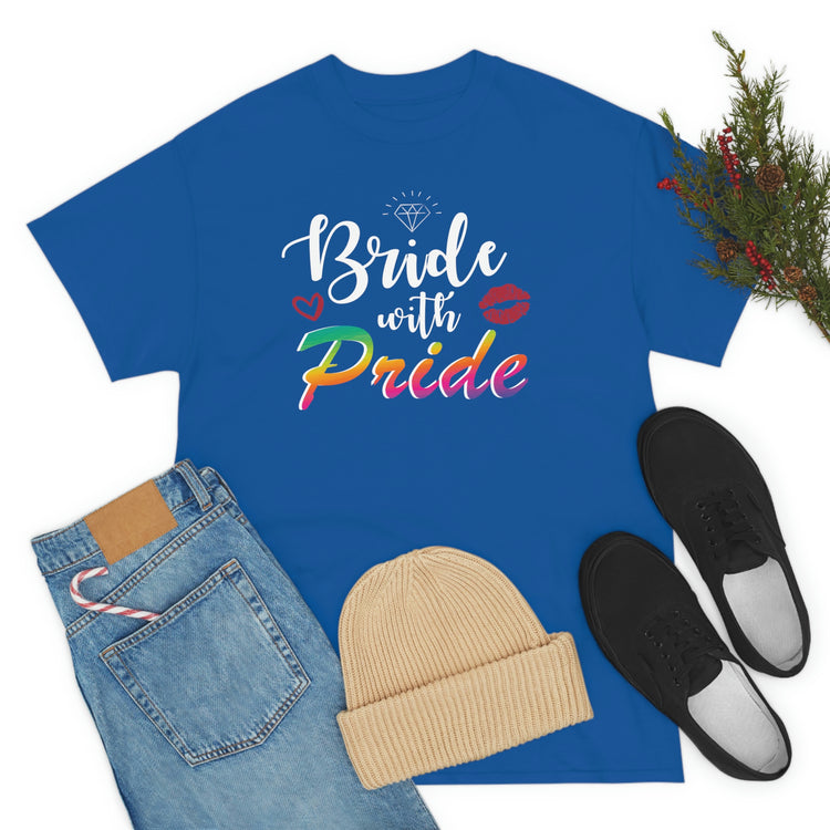 Humorous LGBTQ Bridal Appreciation Statements Graphic Puns Hilarious Supportive Bridesmaid Illustration Quote Black Shirt / White Print for