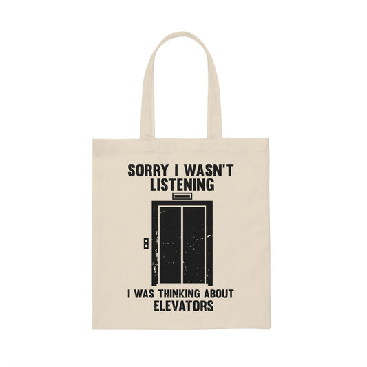 Novelty Machinist Mechanical Architectural Expert Engineer Hilarious Technical Repairman Electrician Mechanic Canvas Tote Bag