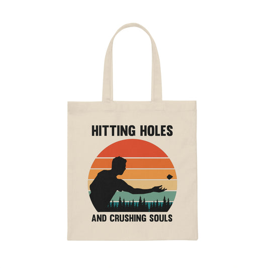 Novelty Sack Toss Bago Lawn Sports Fan Baseball Enthusiast Hilarious Beanbag Bags Throwing Inning Quoit Lover Canvas Tote Bag