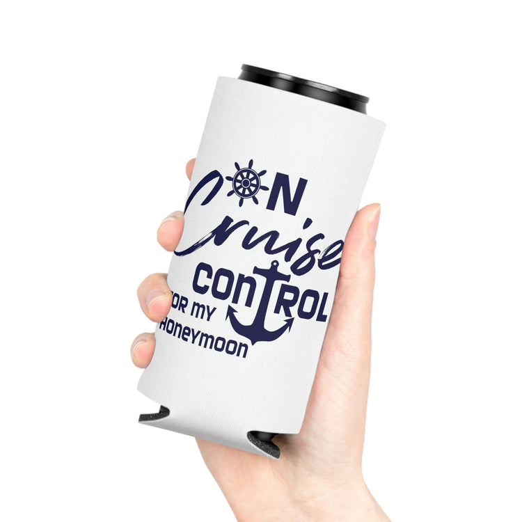 Beer Can Cooler Sleeve Funny Bridal Celebrations Vacation Bridal Women Men Groom Fun Bridesmaids Graphic Wedding