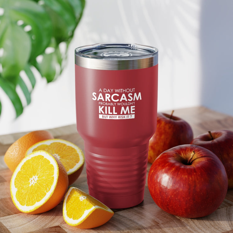 30oz Tumbler Stainless Steel Colors  Hilarious Sarcastically Living Introvert Statements Line Gag Humorous