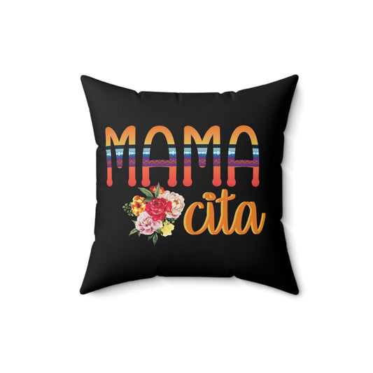 Mama Cita Cinco De Mayo Festival Spun Polyester Square Pillow