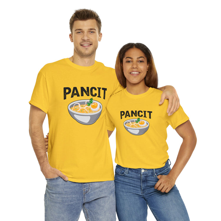 Shirt Funny Pancit Filipinos Dining Cuisine Asian Noodle Pasta Dishes Healthy delicacies T-Shirt Unisex Heavy Cotton Tee