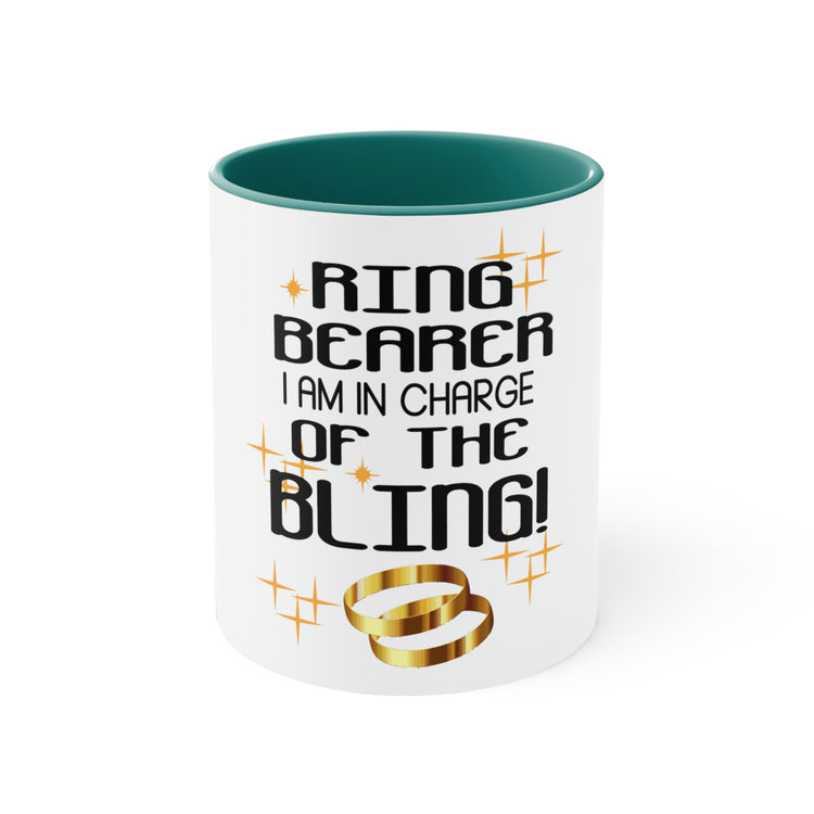 11oz AAccent Coffee Mug Colors Humorous Rings Bearing Kiddos Wedding Sarcastic Entourages  Hilarious Engagement