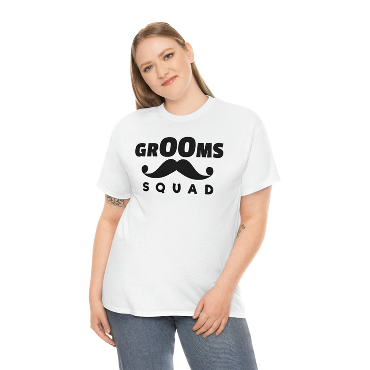 Funny Groom Squad Wedding Bachelors Mustache Wedding Hilarious Grooms Bridal Sayings Engagement Fiance