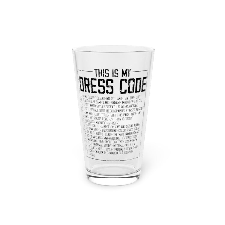Beer Glass Pint 16oz Hilarious Troubleshooting Software Engineer Developer Geek Humorous Computer