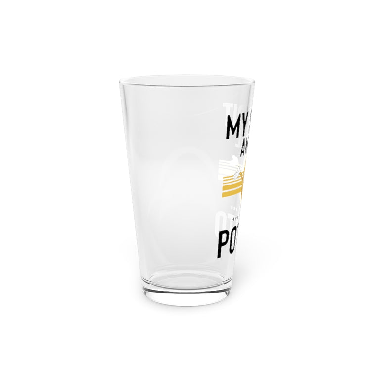 Beer Glass Pint 16oz  Humorous Yam Spud Tater Root Vegetable Earthapple Enthusiast Hilarious Turnip