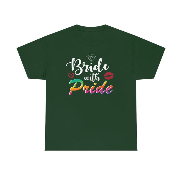 Humorous LGBTQ Bridal Appreciation Statements Graphic Puns Hilarious Supportive Bridesmaid Illustration Quote Black Shirt / White Print for