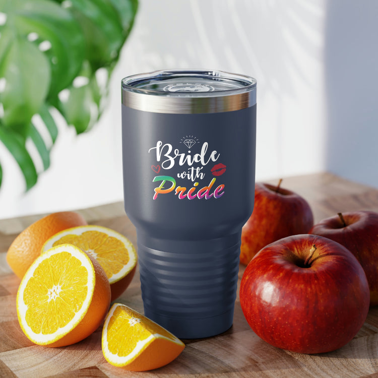 30oz Tumbler Stainless Steel Colors Humorous LGBTQ Bridal Appreciation Graphic Puns Hilarious Supportive Bridesmaid