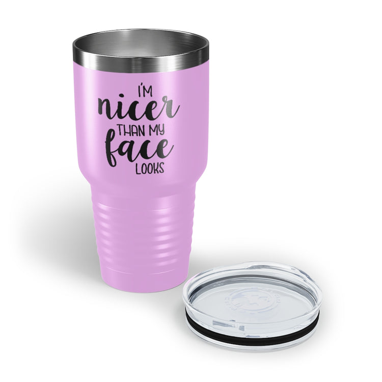 30oz Tumbler Stainless Steel Colors  Humorous Sassiest Introverts Mocking Statements Puns Line Hilarious Awkwardly