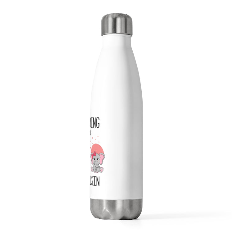 20oz Insulated Bottle Humorous I'm Going To A Big Cousin Baby Announcement Lover Novelty Pregnancy