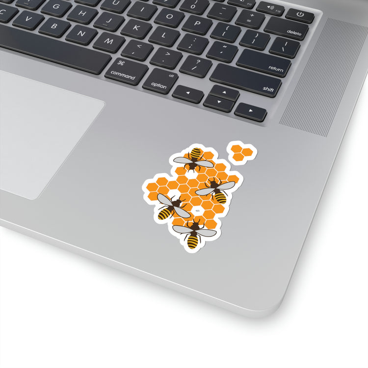 Sticker Decal Beehive Bees Beekeeper Environmentalist Yellow Bee Hive Lover Graphic