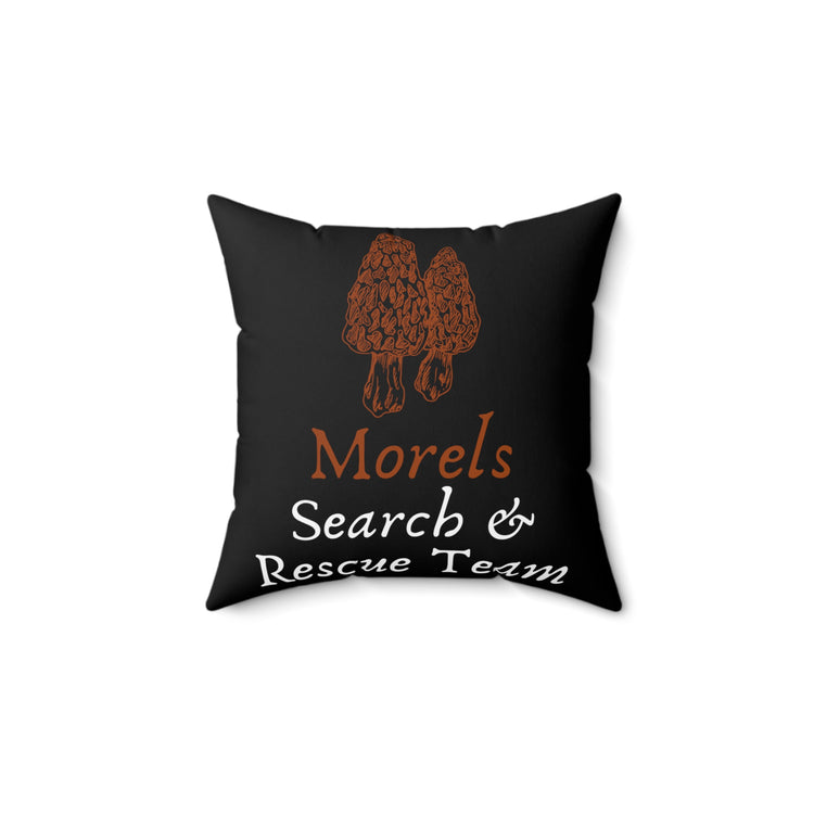 Novelty Morels Search & Rescue Honeycombs Tee Shirts Gift | Funny Morchella Gourmet Cuisine Men Women T Shirt Spun Polyester Square Pillow