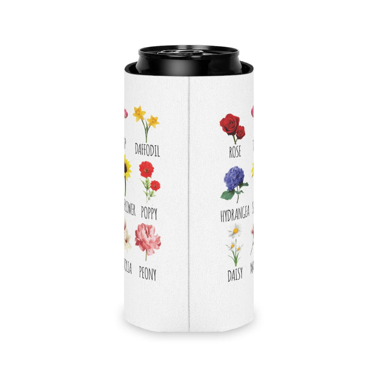 Beer Can Cooler Sleeve  Humorous Planting Illustration Leaves Definition Gardening Hilarious