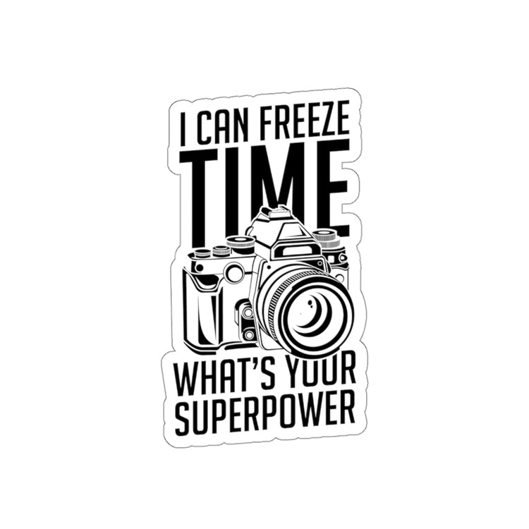 Sticker Decal Novelty What's Your Superpower Cameraman Photography Lover Hilarious Stickers For Laptop Car