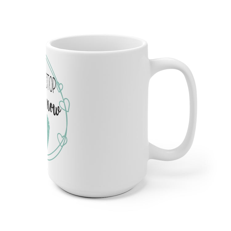 White Ceramic Mug  Humorous Babies Bellies Expecting Mommas Reveals Sayings Hilarious Birthing Offsprings Tummies Statements