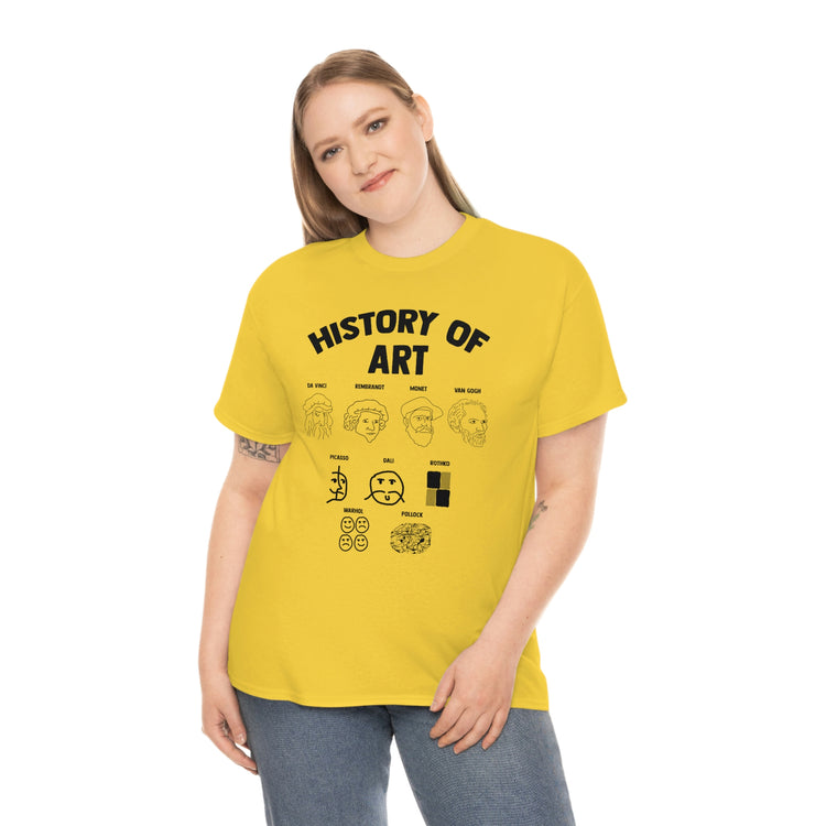 Novelty Arts Subject Instructor Professor Trainor Painter Hilarious Skill Imagination Creativity Illustrator Unisex Heavy Cotton Tee