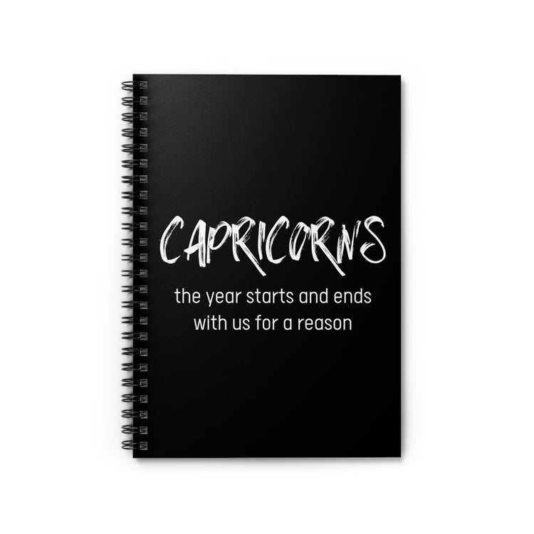 Spiral Notebook Funny Definition Capricorn Sarcastic Dad Novelty Capricorn Wife Mom Dad Father