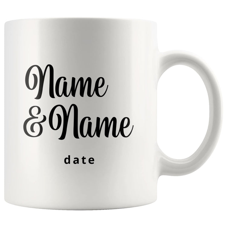 Personalized Name Date Mug