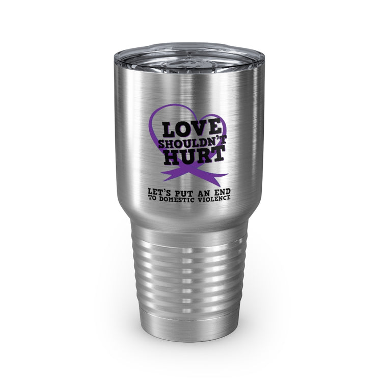 30oz Tumbler Stainless Steel Colors Ending Domestic Violence Inspirational Quote