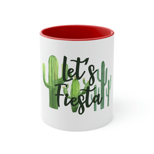 11oz Accent Coffee Mug Colors Funny Engagement Vacations Cactus Sarcastic Mexico Wedding Party Bridal Spanish Bride