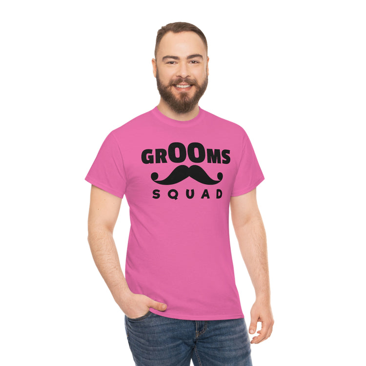 Funny Groom Squad Wedding Bachelors Mustache Wedding Hilarious Grooms Bridal Sayings Engagement Fiance