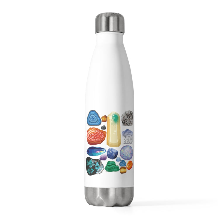 20oz Insulated Bottle Novelty Ores Rocks And Gemstones Collection