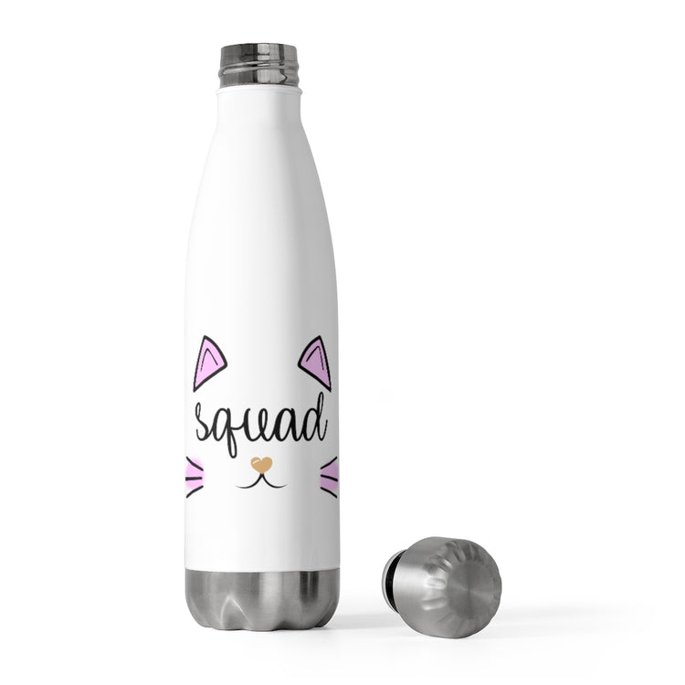 20oz Insulated Bottle  Squad Cat Bachelorette Team Bride