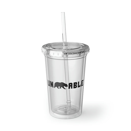 16oz Plastic Cup Humorous Designs Unbearably Hunters Gift Funny Unbearable Personality Hilarious Pun Men Women