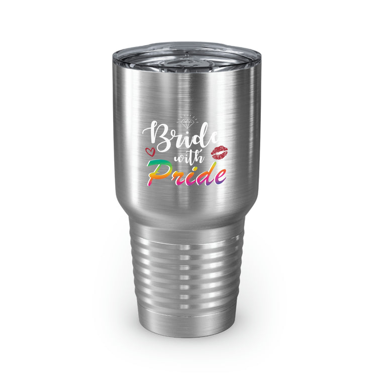 30oz Tumbler Stainless Steel Colors Humorous LGBTQ Bridal Appreciation Graphic Puns Hilarious Supportive Bridesmaid