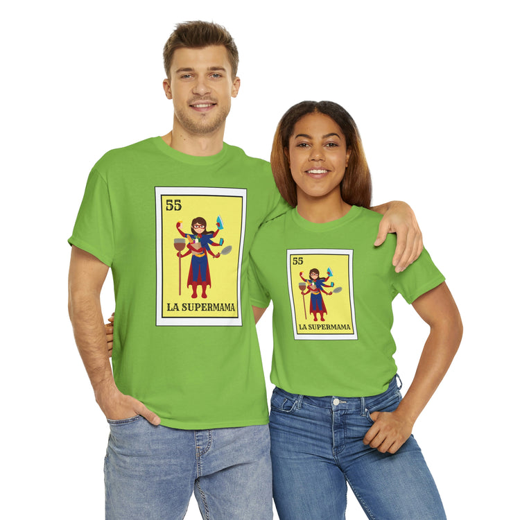 Shirt Funny Mexican Mothers Lottery Card Amusing  Comical Cheerful Cheerful Greeting T-Shirt Unisex Heavy Cotton Tee