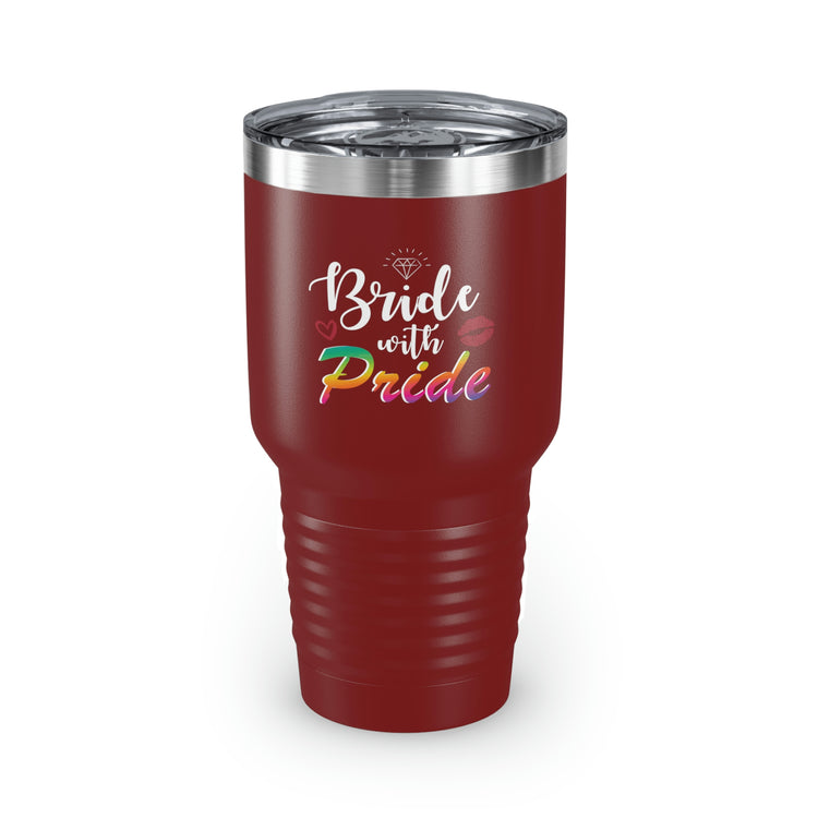 30oz Tumbler Stainless Steel Colors Humorous LGBTQ Bridal Appreciation Graphic Puns Hilarious Supportive Bridesmaid