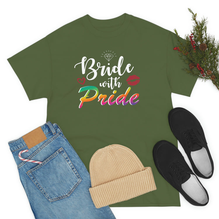 Humorous LGBTQ Bridal Appreciation Statements Graphic Puns Hilarious Supportive Bridesmaid Illustration Quote Black Shirt / White Print for