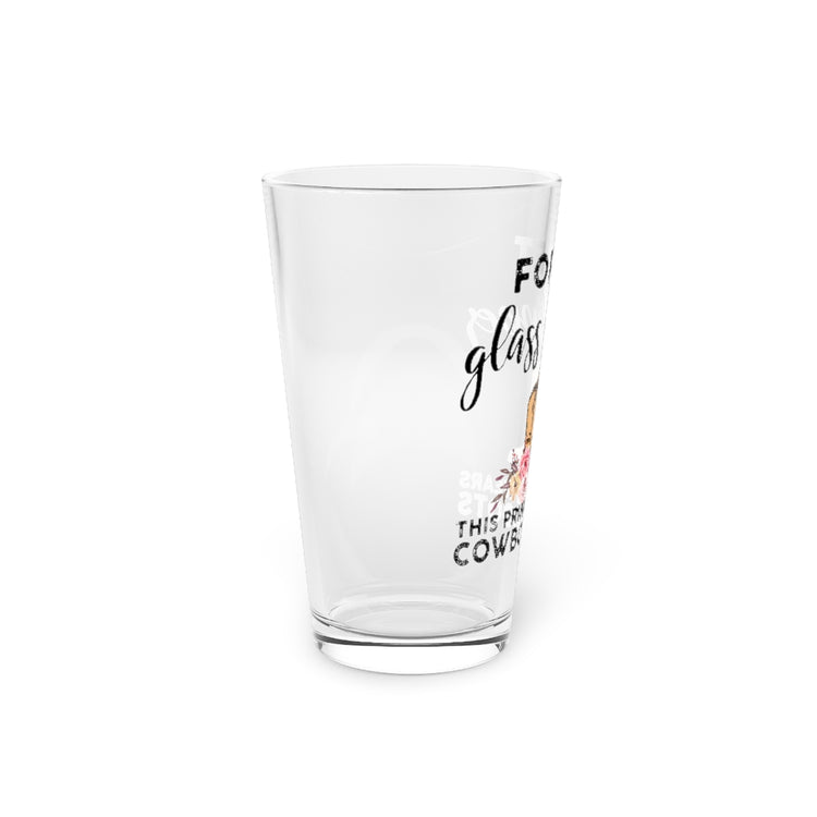 Beer Glass Pint 16oz  Novelty Forget Glass