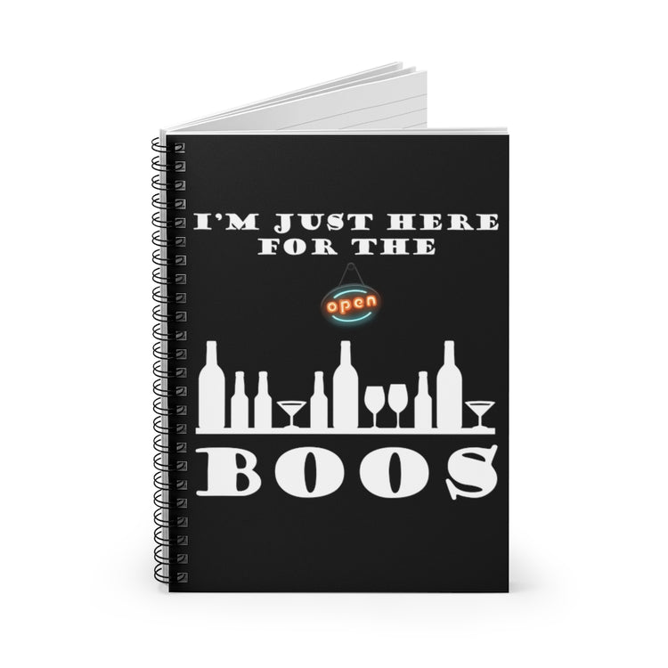 Spiral Notebook Humorous Wedding Drinking Engagements Sarcastic Sayings Line Novelty Bachelors Commitments Mockeries Statements