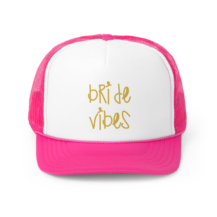 Bride Vibes Bachelorette Party Bridal Shower Gift Trucker Caps